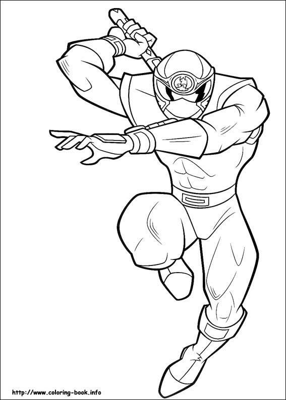 Power Rangers coloring picture